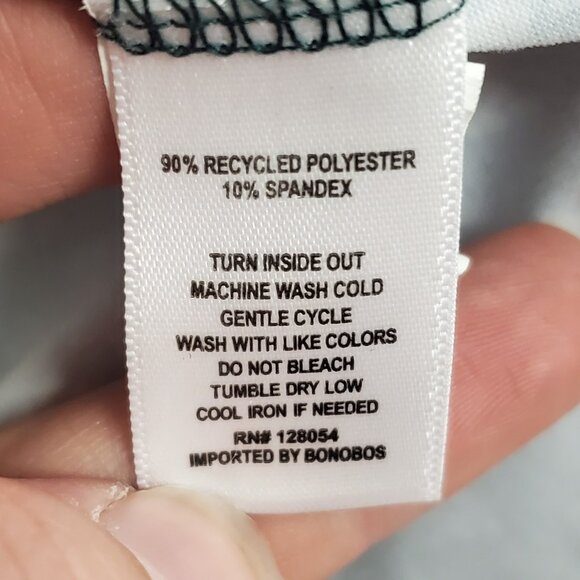 Bonobos Mens Slim Fit Printed Golf Polo Size L Green Floral Preppy Athletic - Picture 5 of 10